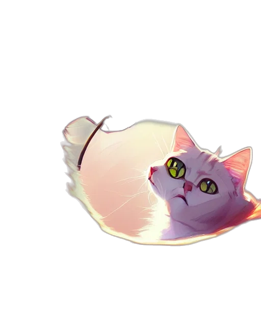 creature, hat, staff, animal transparent PNG cut-out