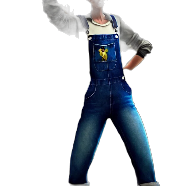 robot, jacket, staff, weapon transparent PNG cut-out