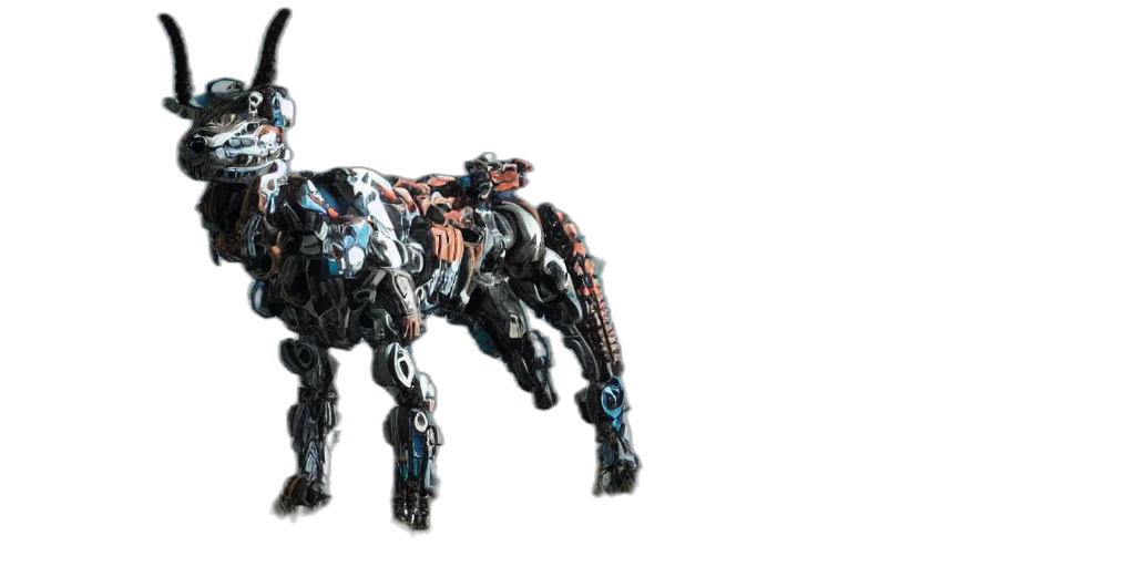 robot, animal, creature, dragon transparent PNG cut-out