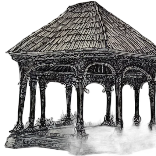 furniture, building, umbrella, crown transparent PNG cut-out