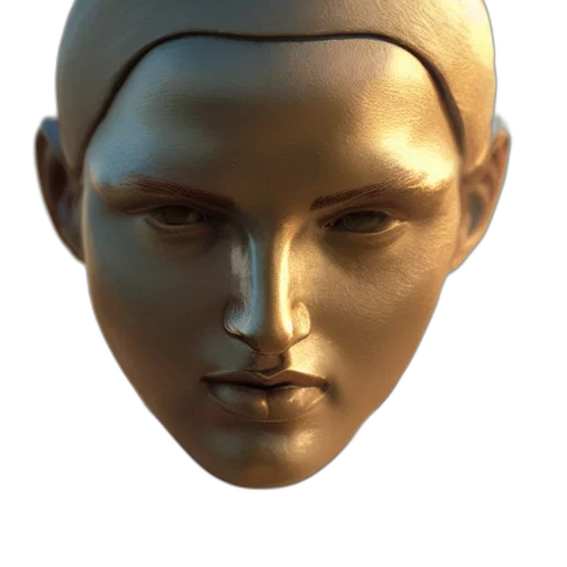 face, mask, crown, jewelry transparent PNG cut-out