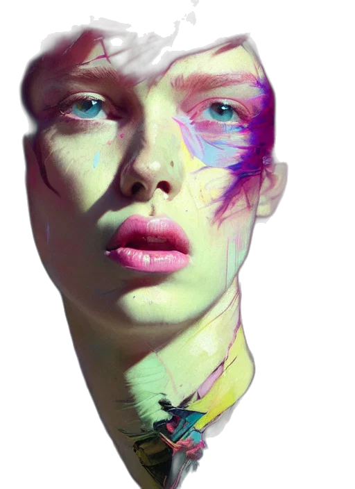 face, mask, jewelry, creature transparent PNG cut-out
