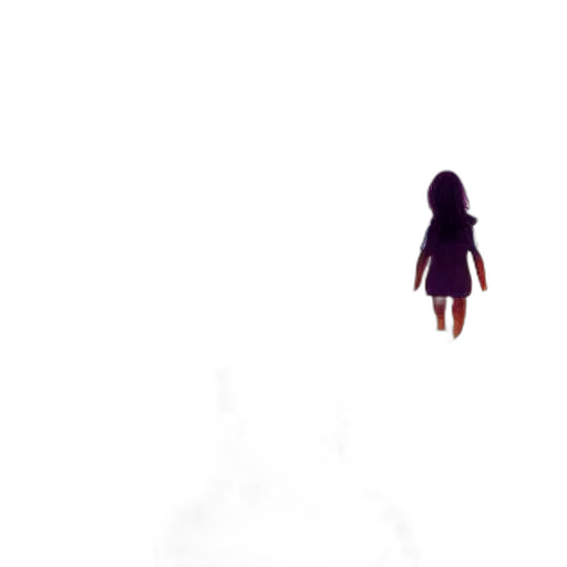 dress, creature, robot, hair transparent PNG cut-out