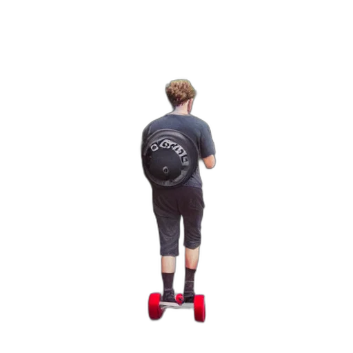shoes, staff, jacket, robot transparent PNG cut-out