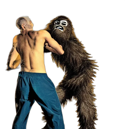 animal, creature, mask, hair transparent PNG cut-out