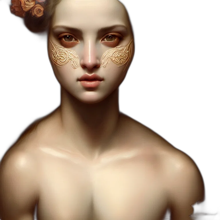 mask, face, crown, jewelry transparent PNG cut-out