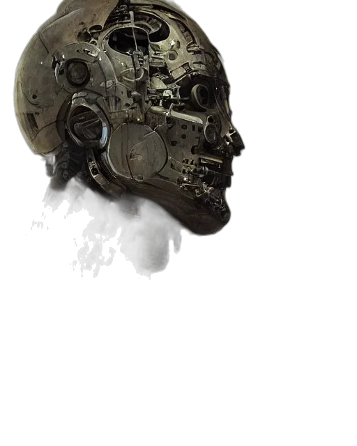 mask, robot, face, weapon transparent PNG cut-out