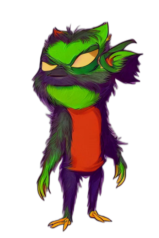 creature, staff, mask, animal transparent PNG cut-out
