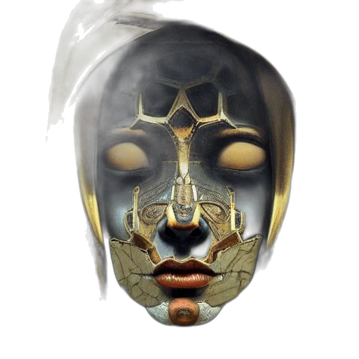 mask, face, jewelry, crown transparent PNG cut-out
