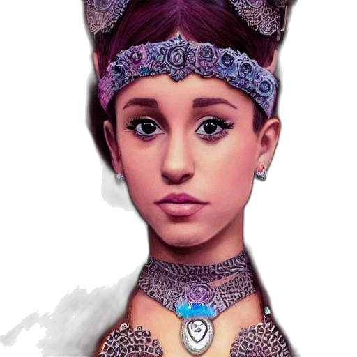 crown, jewelry, face, fantasy art transparent PNG cut-out