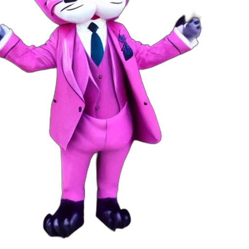 staff, jacket, animal, 3d render transparent PNG cut-out