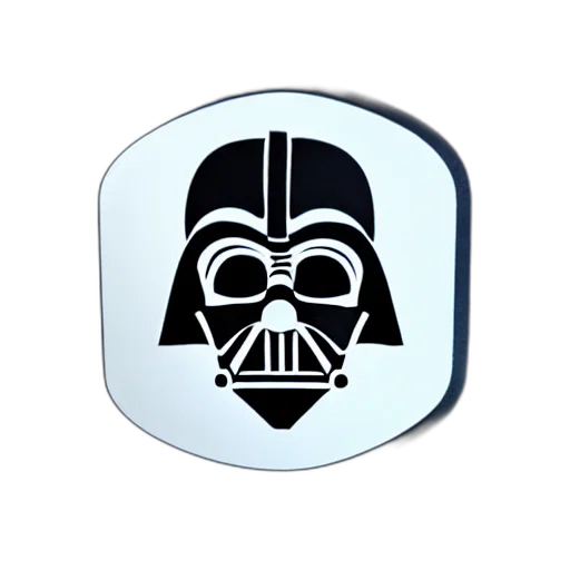 symmetrical, die, cut, sticker transparent PNG cut-out