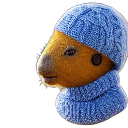 hat, animal, photorealistic, photograph transparent PNG cut-out
