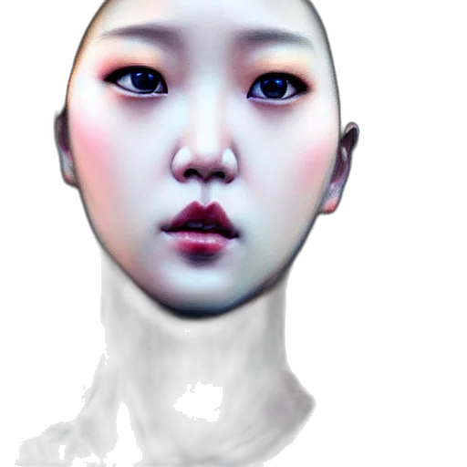 face, mask, robot, creature transparent PNG cut-out
