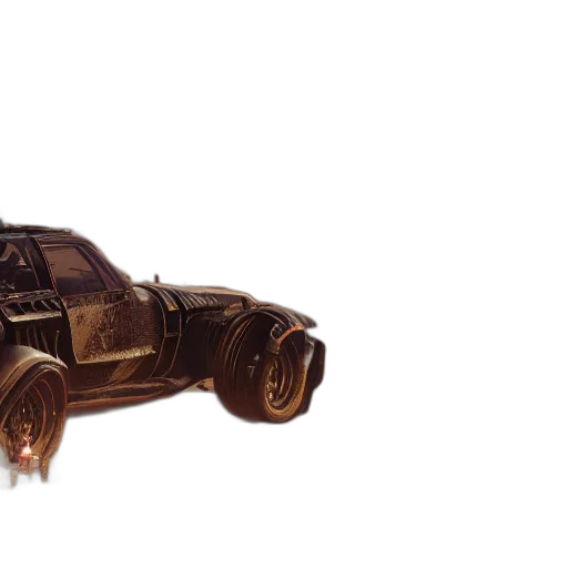 car, robot, weapon, creature transparent PNG cut-out