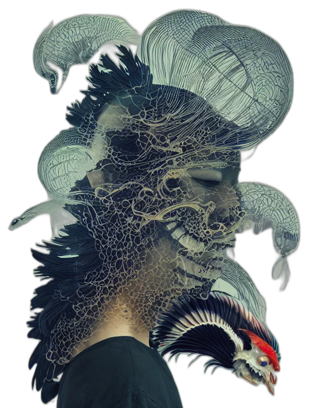 mask, face, creature, dragon transparent PNG cut-out