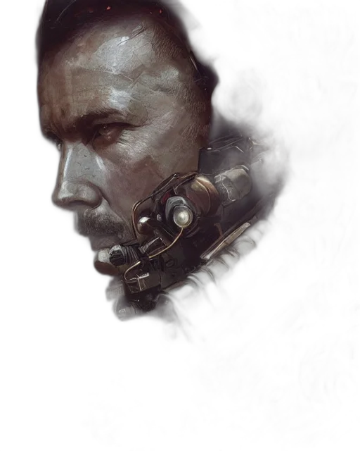 face, robot, mask, weapon transparent PNG cut-out