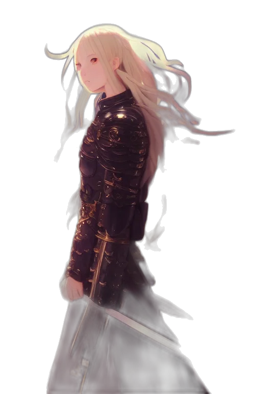 dress, jacket, crown, hair transparent PNG cut-out