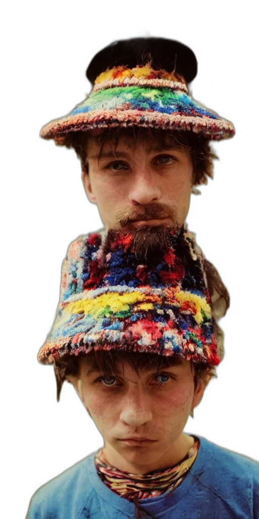 hat, face, crown, staff transparent PNG cut-out