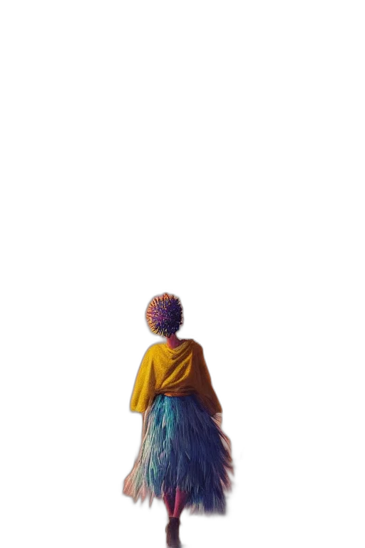 dress, hair, creature, jacket transparent PNG cut-out