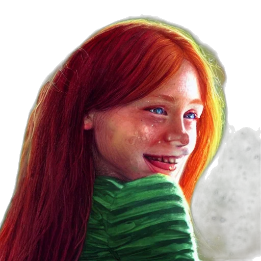 dragon, creature, face, hair transparent PNG cut-out