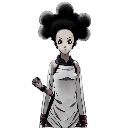 mask, staff, hair, dress transparent PNG cut-out