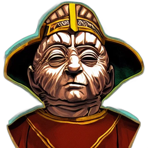 staff, face, crown, mask transparent PNG cut-out
