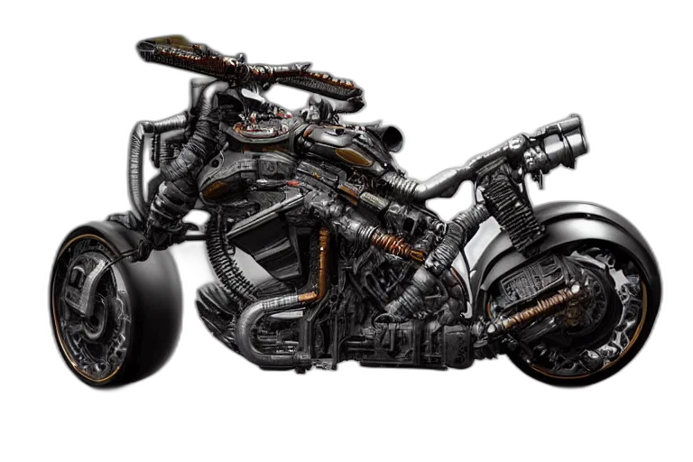 weapon, car, robot, concept art transparent PNG cut-out