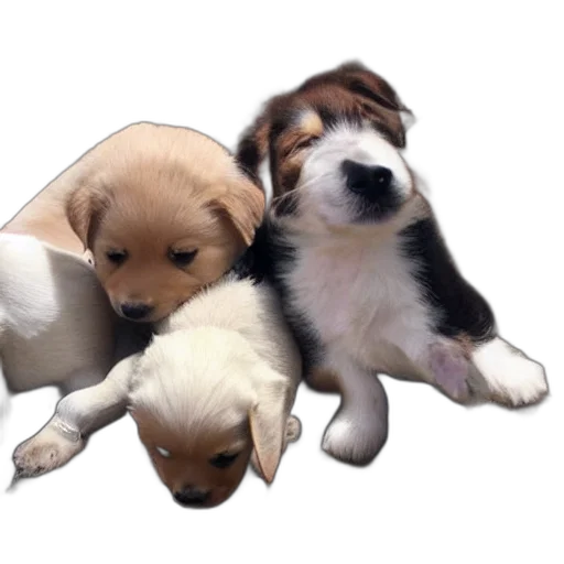 animal, photorealistic, 3d render, pixel art transparent PNG cut-out