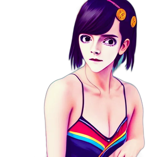 dress, face, robot, anime transparent PNG cut-out