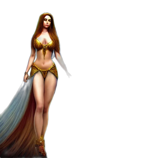 dress, fantasy art, concept art, 3d render transparent PNG cut-out