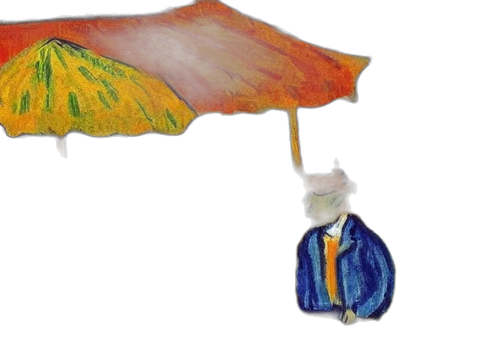 umbrella, hat, jewelry, staff transparent PNG cut-out