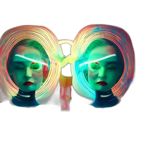 mask, jewelry, face, cyberpunk transparent PNG cut-out