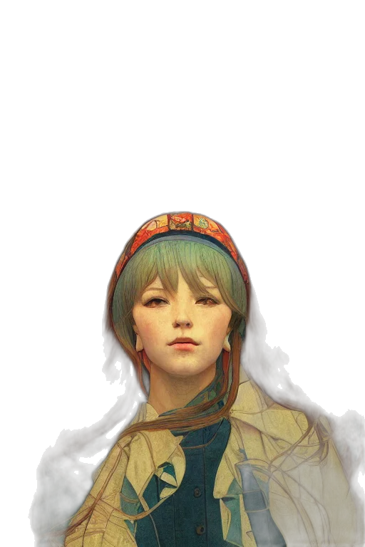 face, hat, crown, staff transparent PNG cut-out