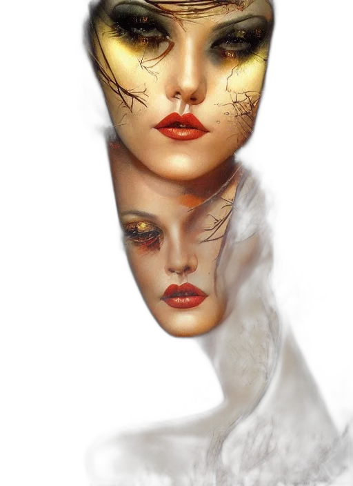 mask, face, jewelry, crown transparent PNG cut-out