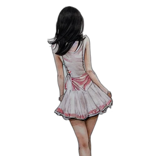 dress, concept art, photorealistic, fantasy art transparent PNG cut-out