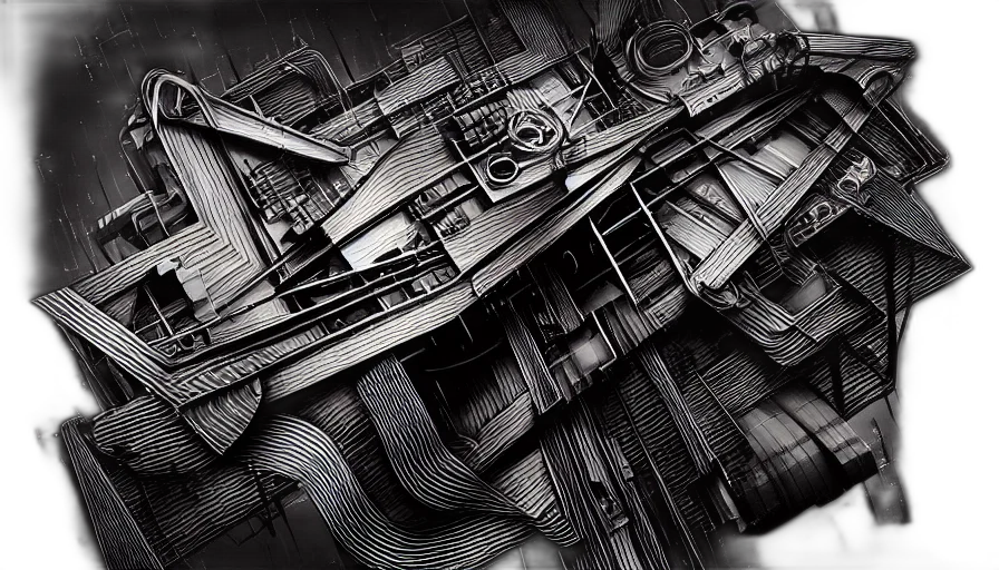 building, car, concept art, comic book art transparent PNG cut-out