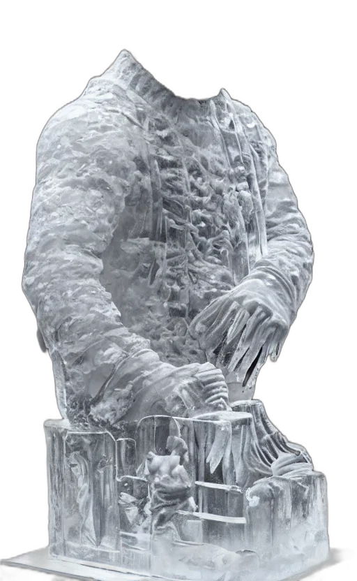 face, jacket, crown, robot transparent PNG cut-out