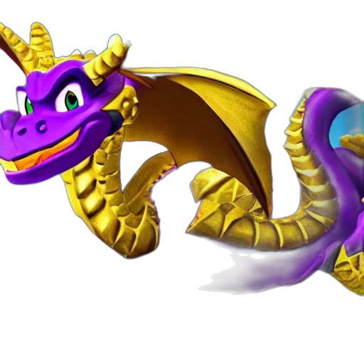 dragon, creature, 3d render, concept art transparent PNG cut-out