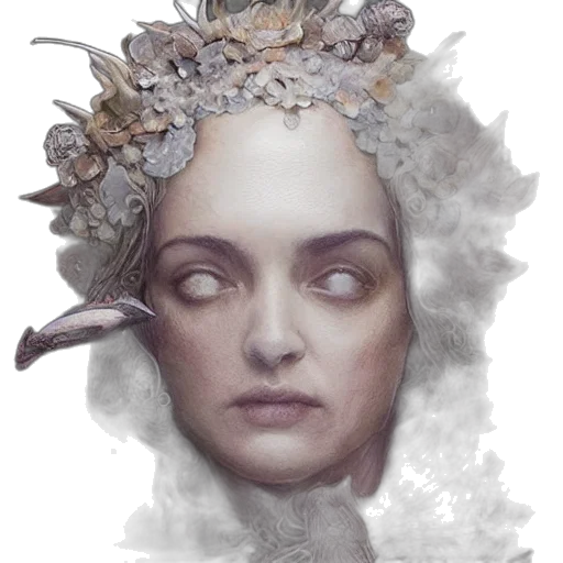 crown, face, mask, creature transparent PNG cut-out