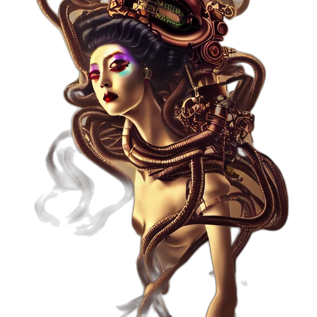 crown, fantasy art, concept art, cyberpunk transparent PNG cut-out