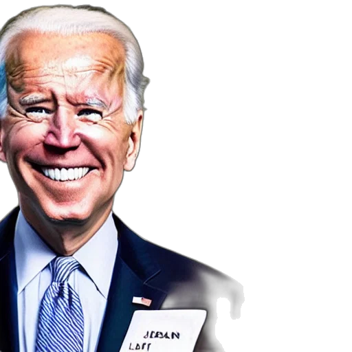 mask, joe, biden, cute transparent PNG cut-out