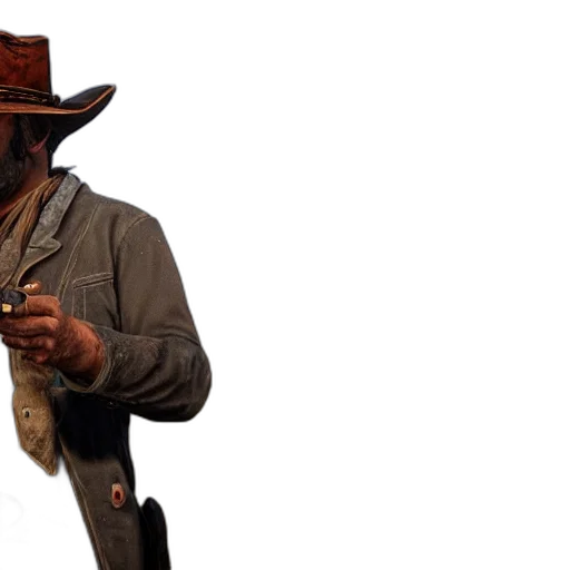 hat, staff, weapon, jacket transparent PNG cut-out