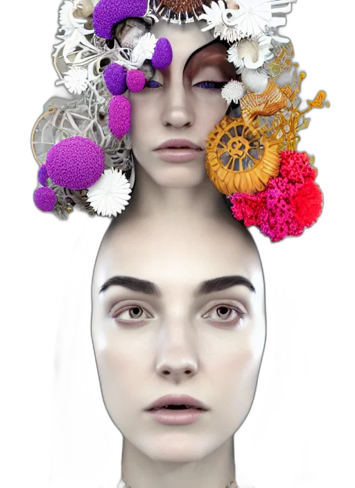 crown, jewelry, face, mask transparent PNG cut-out