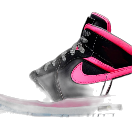 shoes, vaporwave, 3d render, smarties transparent PNG cut-out