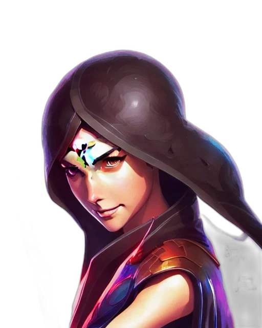 face, staff, hat, weapon transparent PNG cut-out