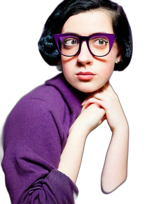hat, face, dress, hair transparent PNG cut-out