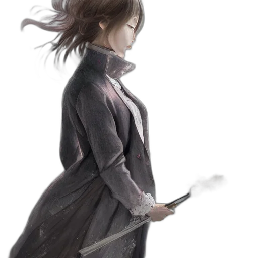 staff, jacket, sword, weapon transparent PNG cut-out