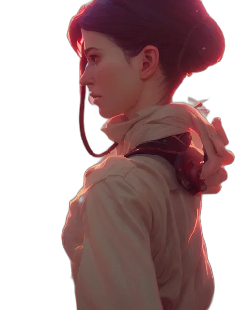 jacket, staff, face, crown transparent PNG cut-out