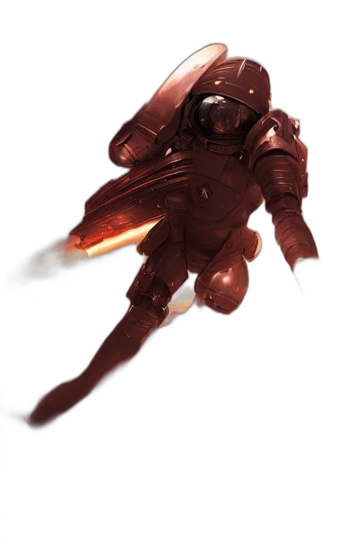 robot, weapon, staff, creature transparent PNG cut-out